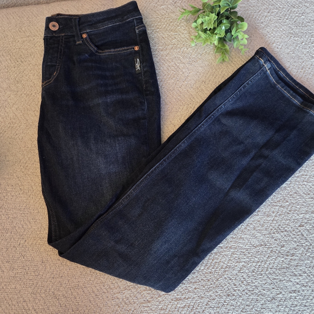 Silver Jeans Co Suki Slim Boot Jeans W27 L31 Dark Wash Mid Rise